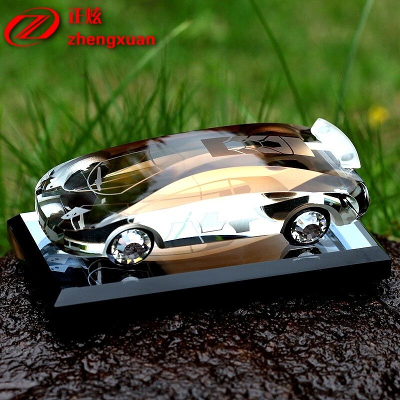 奢华车居新体验 正炫水晶兰博基尼汽车香水座与奥迪系列内饰的完美搭配